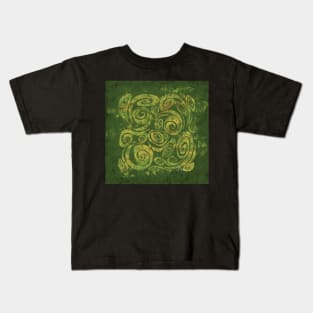 Green Swirls - The Sylvia Kids T-Shirt